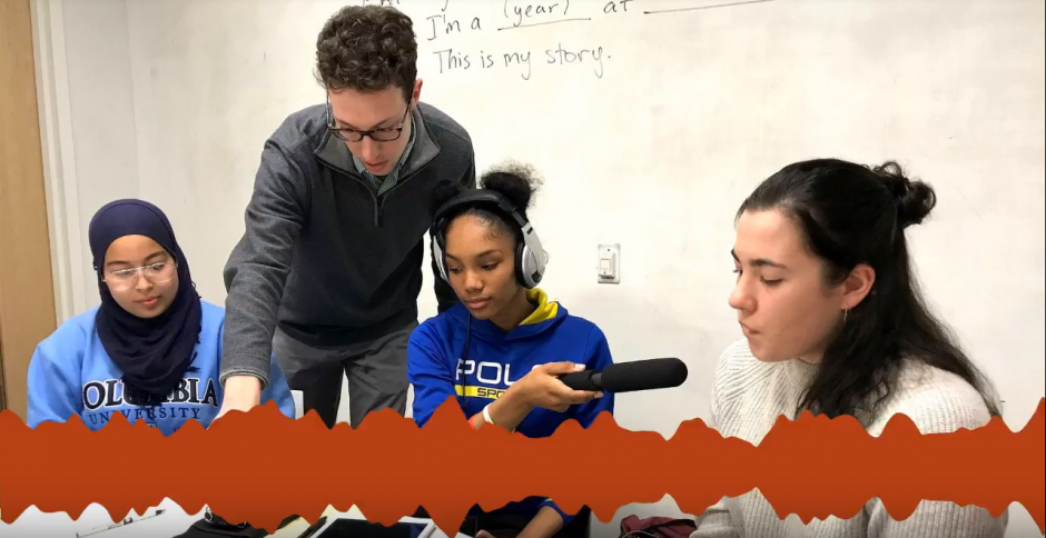Taylor McGraw and students of The Bell podcast